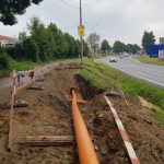 Vtiahnutie plynovodného potrubia HDPE 255 mm do OC DN 300 mm v celkovej dĺžke 434 m